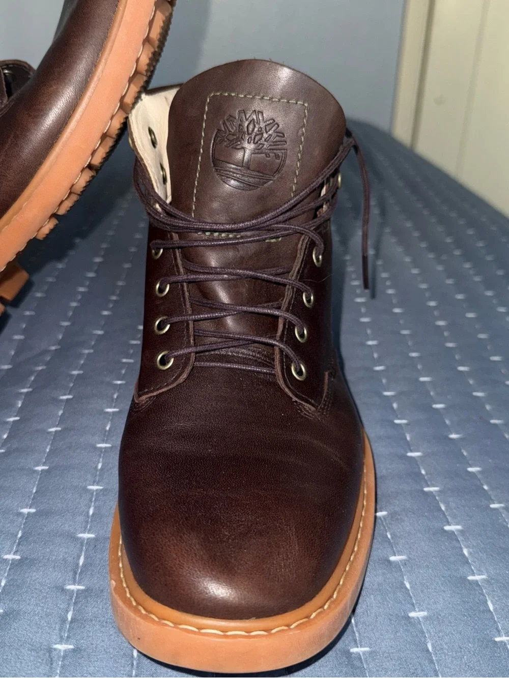 TIMBERLAND MEN’S BELANGER EK+ 6 WATERPROOF CHUKKA RUST FULL GRAIN A42W9 Sz 7